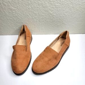 Dr. Scholl's Womens Brown Comfort Jetset Loafers Size 7.5W